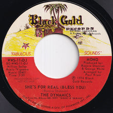 画像をギャラリービューアに読み込む, Dynamics - She's For Real (Bless You) (Stereo) / (Mono) (7 inch Record / Used)
