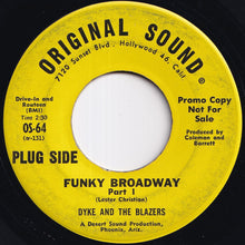Load image into Gallery viewer, Dyke And The Blazers - Funky Broadway (Part I) / (Part II) (7 inch Record / Used)
