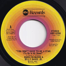 画像をギャラリービューアに読み込む, Marilyn McCoo &amp; Billy Davis, Jr. - You Don't Have To Be A Star / We've Got To Get It On Again (7 inch Record / Used)
