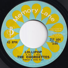 Load image into Gallery viewer, Chordettes - Lollipop / Born To Be With You (7 inch Record / Used)
