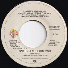 画像をギャラリービューアに読み込む, Larry Graham - One In A Million You / The Entertainer (7 inch Record / Used)
