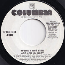 Load image into Gallery viewer, Wendy And Lisa - Are You My Baby / Happy Birthday (7 inch Record / Used)
