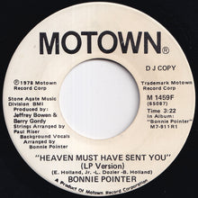 画像をギャラリービューアに読み込む, Bonnie Pointer - Heaven Must Have Sent You (LP Version) / Heaven Must Have Sent You (LP Version) (7 inch Record / Used)
