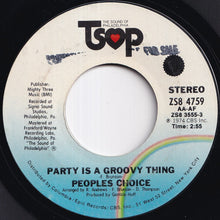 Load image into Gallery viewer, People's Choice - Party Is A Groovy Thing / Asking For Trouble (7 inch Record / Used)
