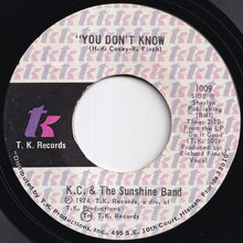 Load image into Gallery viewer, KC &amp; The Sunshine Band - Get Down Tonight / You Don't Know (7 inch Record / Used)
