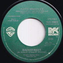 Load image into Gallery viewer, Patti Whatley - Backstreet (Stereo) / (Mono) (7 inch Record / Used)
