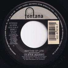 Load image into Gallery viewer, Oleta Adams - Rhythm Of Life / Don't Look Too Closely (7 inch Record / Used)
