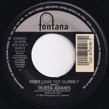 Load image into Gallery viewer, Oleta Adams - Rhythm Of Life / Don't Look Too Closely (7 inch Record / Used)
