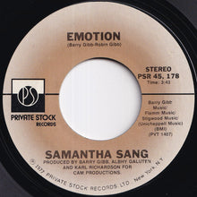 Load image into Gallery viewer, Samantha Sang - Emotion / When Love Is Gone (7 inch Record / Used)

