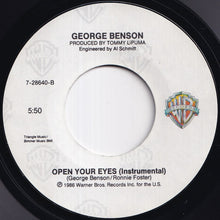 Load image into Gallery viewer, George Benson - Kisses In The Moonlight / Open Your Eyes (Instrumental) (7 inch Record / Used)
