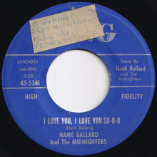 Load image into Gallery viewer, Hank Ballard &amp; The Midnighters - Finger Poppin' Time / I Love You, I Love You So-o-o (7 inch Record / Used)
