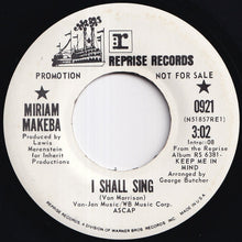 画像をギャラリービューアに読み込む, Miriam Makeba - I Shall Sing / Brand New Day (7 inch Record / Used)
