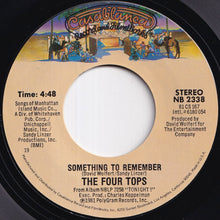 画像をギャラリービューアに読み込む, Four Tops - When She Was My Girl / Something To Remember (7 inch Record / Used)
