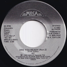画像をギャラリービューアに読み込む, KC - Are You Ready / (Part 2) (7 inch Record / Used)
