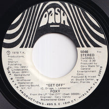 画像をギャラリービューアに読み込む, Foxy - Get Off / Get Off (7 inch Record / Used)
