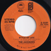 画像をギャラリービューアに読み込む, Jacksons - Enjoy Yourself / Style Of Life (7 inch Record / Used)
