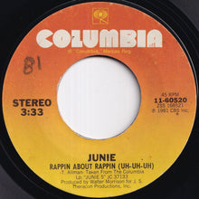 画像をギャラリービューアに読み込む, Junie - Rappin About Rappin (Uh-Uh-Uh) / Cry Me A River (7 inch Record / Used)
