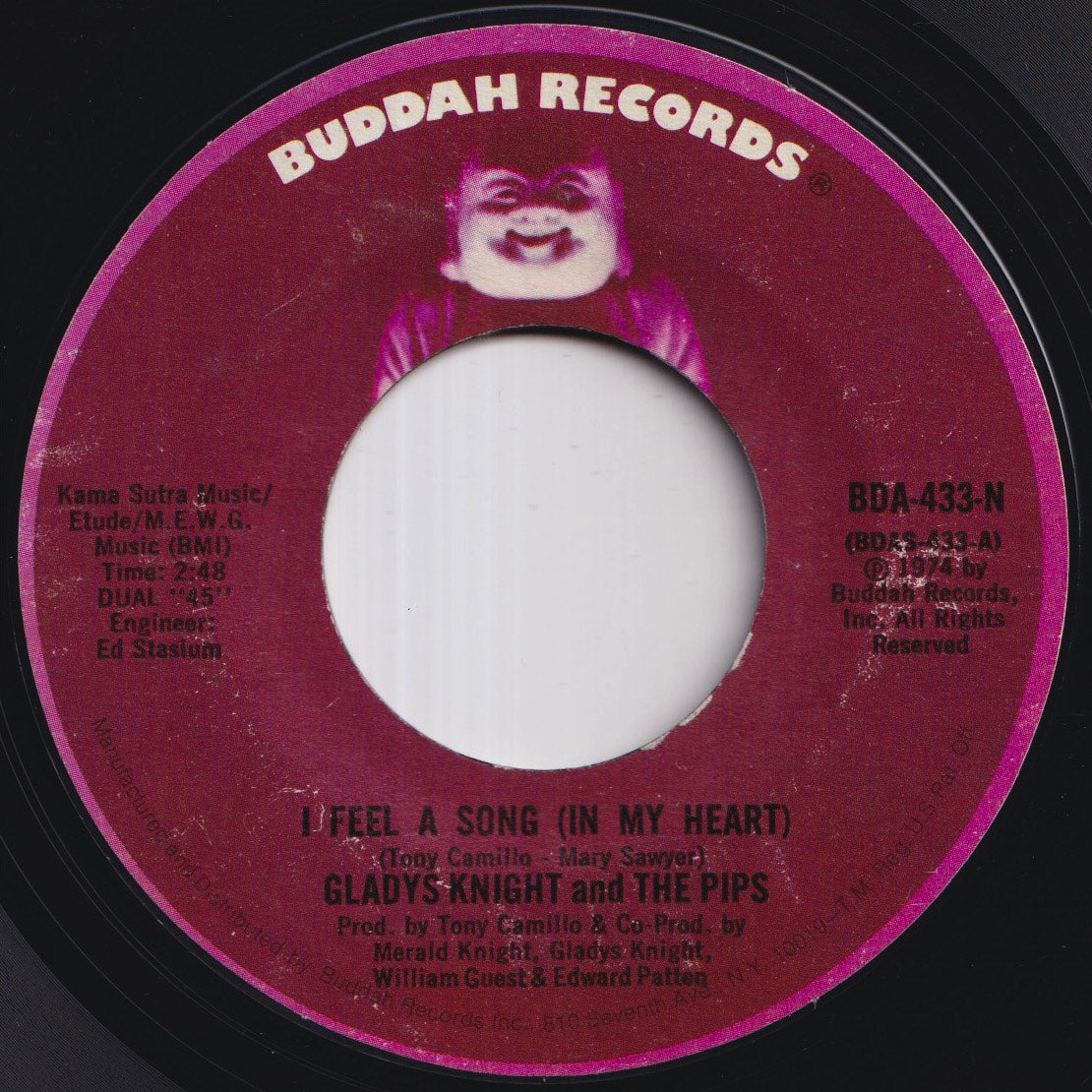 Gladys Knight And The Pips - I Feel A Song (In My Heart) / Don't Burn ...