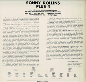 Sonny Rollins - Plus 4 (LP Record / Used)