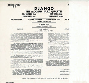 Modern Jazz Quartet - Django (LP Record / Used)