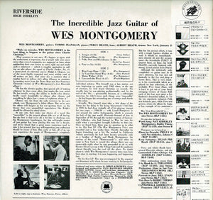 Wes Montgomery - The Incredible Jazz Guitar Of Wes Montgomery (LP Record / Used)
