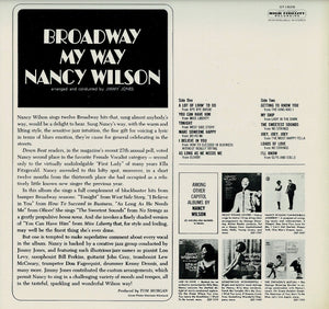 Nancy Wilson - Broadway - My Way (LP Record / Used)