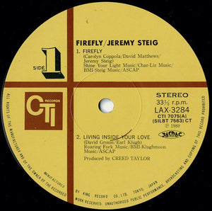 Jeremy Steig - Firefly (LP Record / Used)