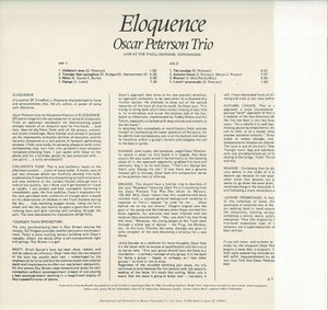 Oscar Peterson Trio - Eloquence (LP Record / Used)