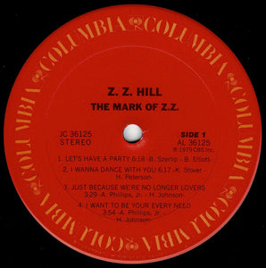 Z.Z. Hill - The Mark Of Z.Z. (LP Record / Used)