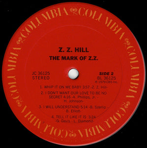 Z.Z. Hill - The Mark Of Z.Z. (LP Record / Used)