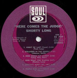 Shorty Long - Here Comes The Judge (LP Record / Used)