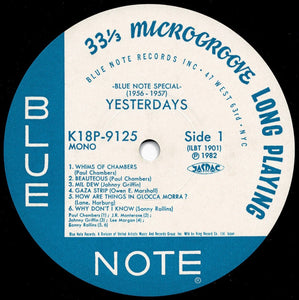 Various - Yesterdays - Blue Note Special 1956 - 1957 (LP Record / Used)