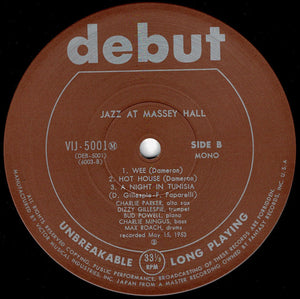 Quintet - Jazz At Massey Hall (LP Record / Used)