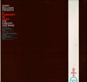 Concert Jazz Band - Gerry Mulligan Presents A Concert In Jazz (LP Record / Used)