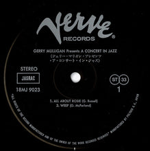 画像をギャラリービューアに読み込む, Concert Jazz Band - Gerry Mulligan Presents A Concert In Jazz (LP Record / Used)
