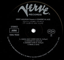 画像をギャラリービューアに読み込む, Concert Jazz Band - Gerry Mulligan Presents A Concert In Jazz (LP Record / Used)
