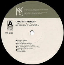 画像をギャラリービューアに読み込む, Art Pepper - Among Friends (LP Record / Used)
