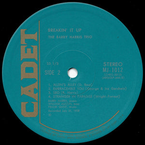 Barry Harris - Breakin' It Up (LP Record / Used)