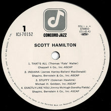 画像をギャラリービューアに読み込む, Scott Hamilton - Scott Hamilton Is A Good Wind Who Is Blowing Us No Ill (LP Record / Used)
