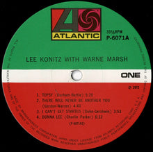 画像をギャラリービューアに読み込む, Lee Konitz, Warne Marsh - Lee Konitz With Warne Marsh (LP Record / Used)
