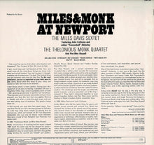 画像をギャラリービューアに読み込む, Miles Davis, Thelonious Monk - Miles &amp; Monk At Newport (LP Record / Used)
