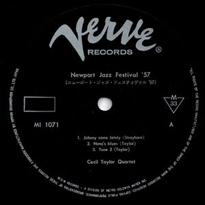 Cecil Taylor - At Newport '57 (LP Record / Used)