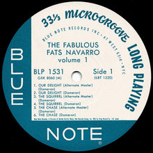 画像をギャラリービューアに読み込む, Fats Navarro - The Fabulous Fats Navarro Volume 1 (LP Record / Used)
