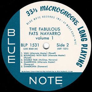 Fats Navarro - The Fabulous Fats Navarro Volume 1 (LP Record / Used)