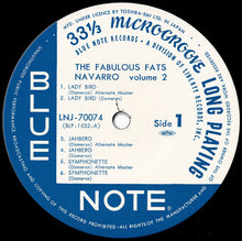 画像をギャラリービューアに読み込む, Fats Navarro - The Fabulous Fats Navarro Volume 2 (LP Record / Used)
