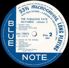 画像をギャラリービューアに読み込む, Fats Navarro - The Fabulous Fats Navarro Volume 2 (LP Record / Used)
