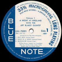 画像をギャラリービューアに読み込む, Art Blakey Quintet - A Night At Birdland, Volume 1 (LP Record / Used)
