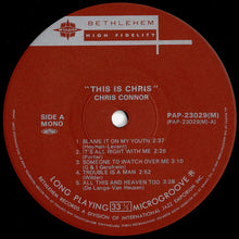 画像をギャラリービューアに読み込む, Chris Connor - This Is Chris (LP Record / Used)
