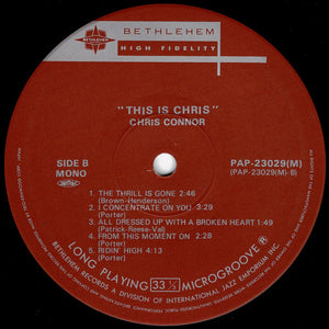 Chris Connor - This Is Chris (LP Record / Used)