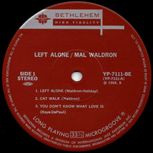 画像をギャラリービューアに読み込む, Mal Waldron - Left Alone (LP Record / Used)
